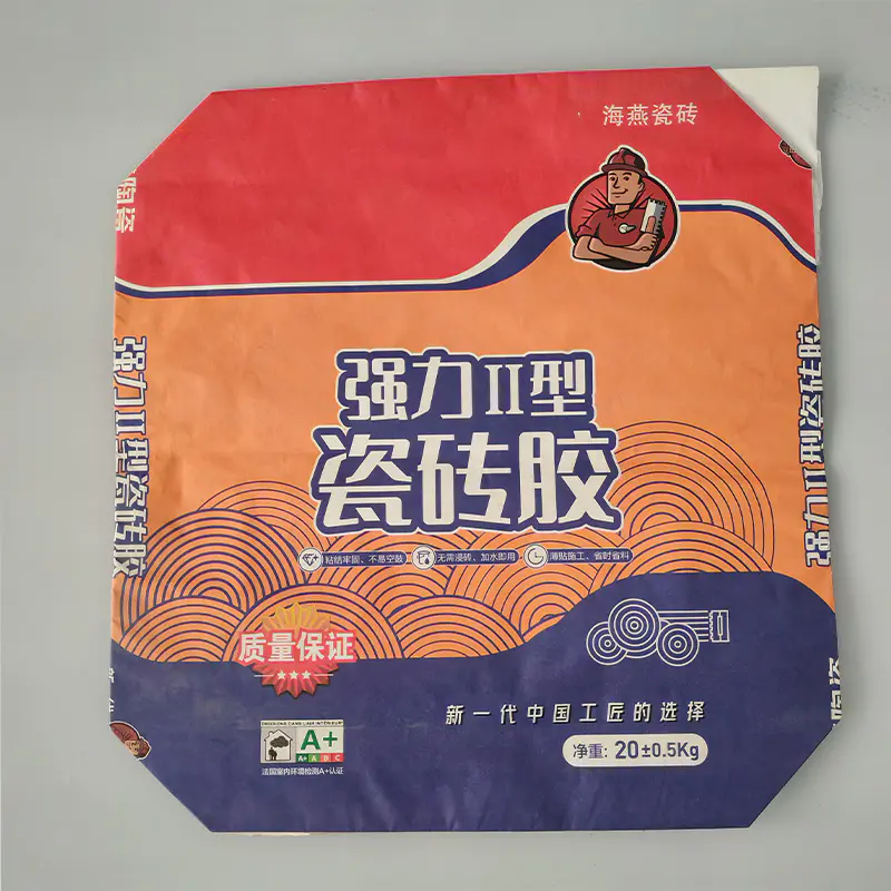 Ceramic Tile Adhesive Valve Mouth Paper Bag