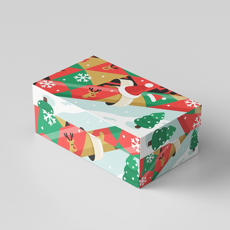 Christmas White Cardboard Box