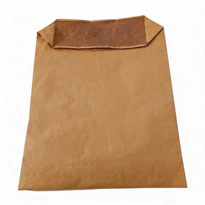 Paper Plastic Composite Square Bottom Woven Bag For Packaging