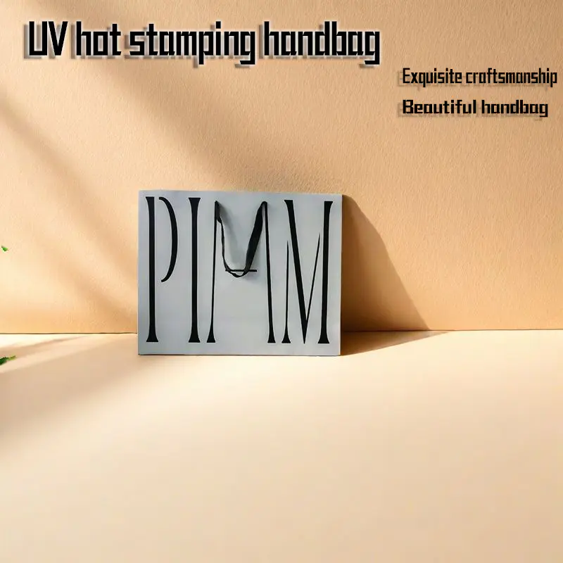 UV Hot Stamping Hand Paper Bag