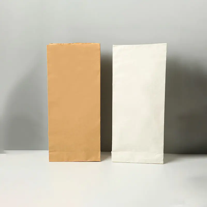 White Kraft Paper with Natural Kraft Paper Bag